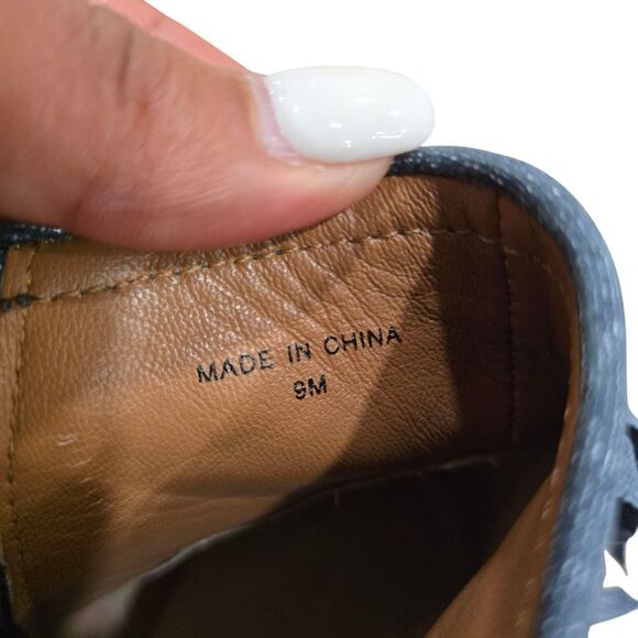 Kate Spade Women's Boots Size 9 Chambray Fringe Country Concert Boho - Picture 4 of 7